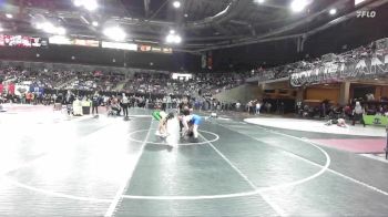 120 lbs Champ. Round 1 - Zaiden Hill, McQueen Nevada vs Zeth Kendall, Blackfoot