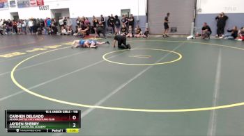 118 lbs Semifinal - Jayden Sherry, Interior Grappling Academy vs Carmen Delgado, Alaska Battle Cats Wrestling Club