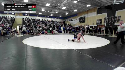 120 lbs Round Of 16 - Mark Zolotarevsky, Greenwich vs Jake Lowe, Southington