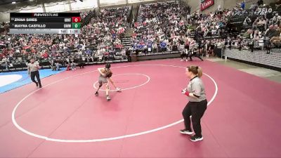 3A 105 lbs Quarterfinal - Mayra Castillo, Canyon View vs Zivah Sires, Grantsville