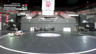 3rd Place Match - Berlynn TeRinah Solia-Tago, Animal House Wrestling vs Savannah Nelsen, Ukiah High School Wrestling