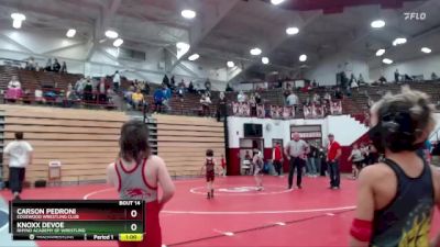 45 lbs Round 1 - Carson Pedroni, Edgewood Wrestling Club vs Knoxx Devoe, Rhyno Academy Of Wrestling