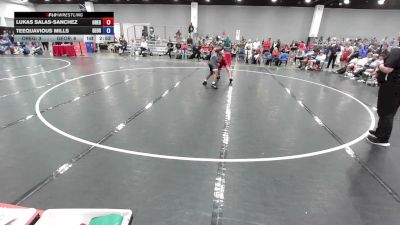120 lbs Lukas Salas-Sanchez, Team Oregon vs Teequavious Mills, Georgia