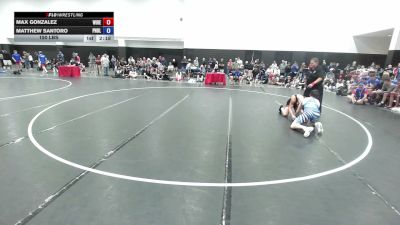 150 lbs Max Gonzalez, Wisconsin Red vs Matthew Santoro, Pennsylvania Blue