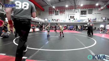 61 lbs Rr Rnd 1 - Waylon Ward, Warner Eagles Youth Wrestling vs Kayden Mitchell, Broken Bow Youth Wrestling