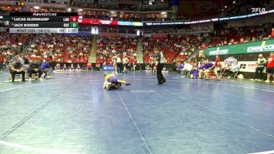 1A-113 lbs Cons. Round 5 - Jack Border, Hinton vs Lucas Oldenkamp, Lake Mills