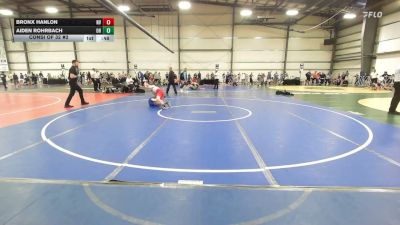 113 lbs Consi Of 32 #2 - Bronx Hanlon, NV vs Aiden Rohrbach, OH