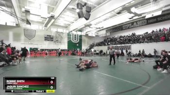 138 lbs Cons. Round 3 - Jaquin Sanchez, Orange Lutheran vs Robbie Smith, Yorba Linda