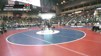 6A 100 lbs Cons. Round 1 - Laila Davis, Central vs Tybee Smith, Bentonville