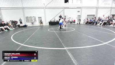 106 lbs Placement Matches (8 Team) - Derion Williams, Ohio Red vs Brody Jensen, Nebraska
