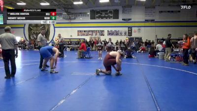 285 lbs Champ. Round 1 - Melvin Hintze, North Linn vs Henry Mohr, Waukee Northwest