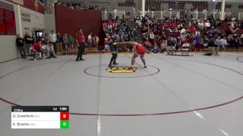 215 lbs Semifinal - Dylan Crawford, Baylor School vs Xavier Byams, Marist School