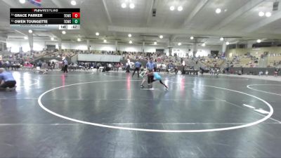 65 lbs Cons. Round 1 - Grace Parker, Stars Wrestling Club vs Owen Toungette, Williamson Co Wrestling Club