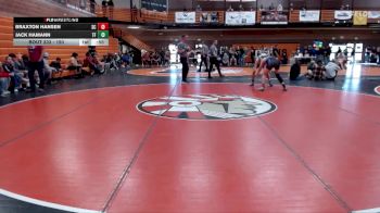 150 lbs 5th Place Match - Jack Hamann, Twin Falls vs Braxton Hansen, Spring Creek