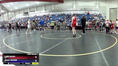 126 lbs Cons. Round 2 - Lars Soles, OH vs Noah Woods, IL