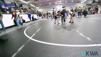 49-55 lbs Rr Rnd 3 - Kinsey Mabe, Quezada Wrestling Academy vs Wrynlee Hauenstein, Tiger Trained Wrestling