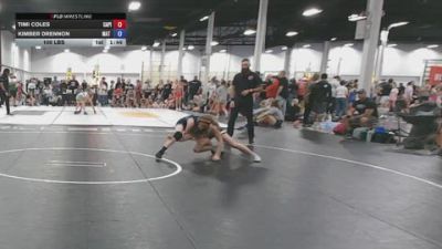 100 lbs Rr Rnd 1 - Timi Coles, Capital City Wrestling Club - GK12E vs Kimber Drennon, Mat Demon Girls Blue - GK12E