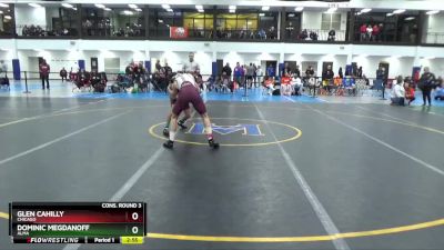 133 lbs Cons. Round 3 - Dominic Megdanoff, Alma vs Glen Cahilly, Chicago