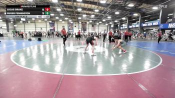 142 lbs 5th Place - Lucas Drake, PA vs Ruger Pennington, TN