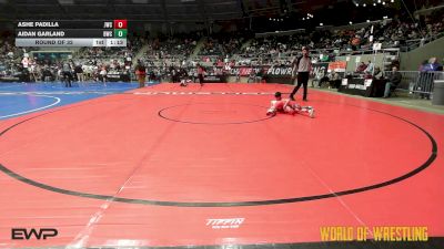 55 lbs Round Of 32 - Ashe Padilla, Juggernaut Wrestling Club vs Aidan Garland, Berryhill Wrestling Club