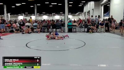 96 lbs Round 2 (4 Team) - Deklan Wills, PA Alliance vs Dominic Picciotti, U2 Upstate Uprising