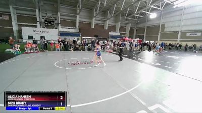 105 lbs Quarterfinal - Alicia Hansen, Agon Academy Wrestling vs Nevi Brady, Sanderson Wrestling Academy