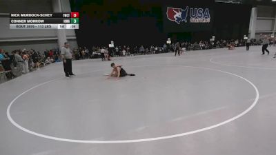113 lbs Cons. Rd Of 16 - Conner Morrow, Iowa vs Nick Murdock-Schey, Tiger Wrestling Club - TPW4
