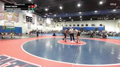 175 Boys Champ. Round 2 - Wyatt Welsh, El Capitan vs Cristian Flechas, Tri-City Christian