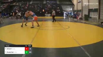 182 lbs Final - Tommy Gilbert, Omaha Gross vs Trent Buescher, Kearney High School JV