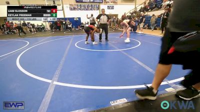 119 lbs Consolation - Liam Slosson, Tahlequah Wrestling Club vs Keylan Freeman, Skiatook Youth Wrestling