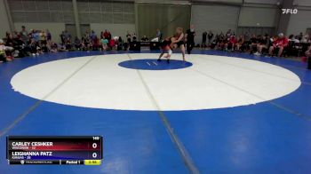 140 lbs Placement Matches (16 Team) - Carley Ceshker, Wisconsin vs Leighanna Patz, Kansas