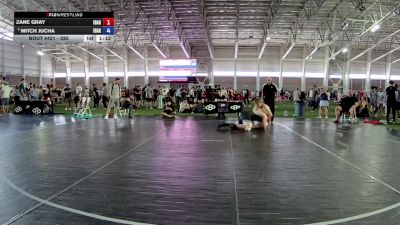 285 lbs 5th Place Match - Zane Gray, Idaho vs Mitch Jucha, Idaho