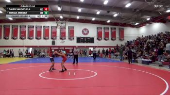 125 lbs Champ. Round 2 - Caleb Valenzuela, Arizona Christian vs Adrian Jimenez, Cerritos College