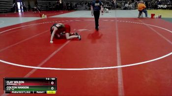 160 lbs Cons. Round 1 - Clay Wilson, Alexandria vs Colton Hanson, K-W