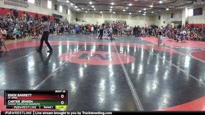 Quarterfinal - Knox Barrett, St. James vs Carter Jensen, Pursuit Wrestling Minnesota