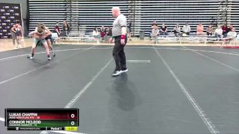 105 lbs Round 2 (10 Team) - Lukas Chaffin, Noke Wrestling RTC vs Connor McLeod, Hanover Hawkeye
