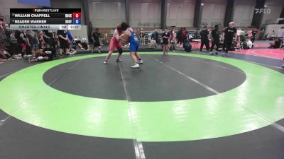 285 lbs Quarterfinal - William Chappell, Rockmart Takedown Club vs Reader Warner, South Georgia Athletic Club