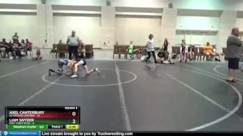 64 lbs Round 3 (4 Team) - Axel Canterbury, U2 Upstate Uprising vs Liam Snyder, East Coast Elite