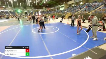 106 lbs Final - Donovan Symalla, Pomona Elite vs Jack Burdick, Carbon