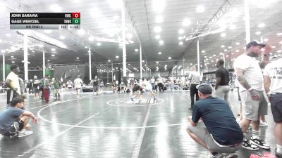 174 lbs Rr Rnd 4 - John Saravia, Revival SJV - HSC vs Gage Wentzel, Team Nauman Silver Fox - HSC