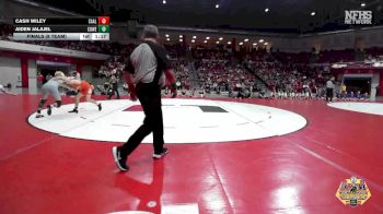 126 lbs Finals (8 Team) - Aiden Jalajel, COWETA vs Cash Wiley, CARL ALBERT