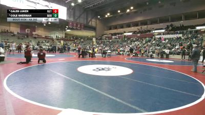 4A 285 lbs 3rd Place Match - Cole Sherman, Bauxite vs Caleb Luker, Pottsville