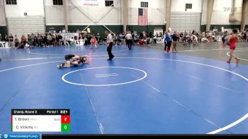 133 lbs Champ. Round 3 - Connor Vickrey, Briar Cliff (Iowa) vs Tristen Brown, Doane University