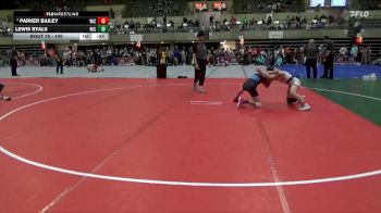 100 lbs Cons. Round 3 - Parker Bailey, Outlaw Wrestling Club vs Lewis Ryals, Team Nazar