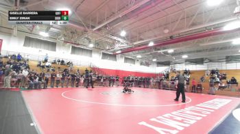 120 lbs Quarterfinal - Giselle Barrera, Goffstown vs Emily Ziriak, Souhegan