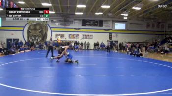 144 lbs Quarterfinal - Brady Patterson, Benton Community vs Jet Chyma, South Tama County