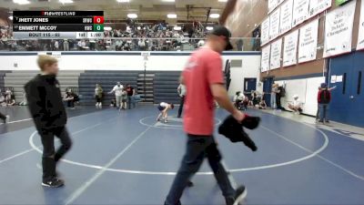 62 lbs Cons. Round 1 - Jhett Jones, Snake River Wrestling Club vs Emmett McCoy, Hawk Wrestling Club