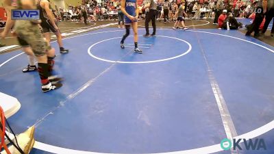 110 lbs Quarterfinal - Asa Welk, Prairie Grove Youth Wrestling vs Sawyer Dorton, Grove Takedown Club