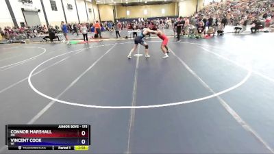 175 lbs Cons. Round 3 - Connor Marshall, MN vs Vincent Cook, WI