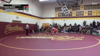 149 lbs Cons. Round 2 - Davrius Gutierrez, Fresno City College vs August Bentley, Skyline College